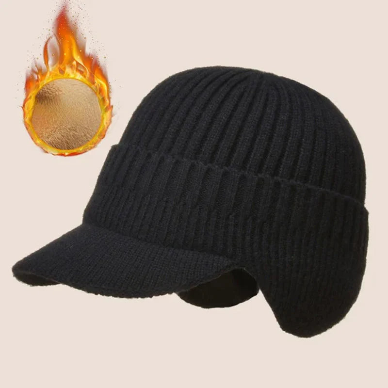 Chapeau tricoté de protection d'oreille élastique chaud☃️ Achetez-en 2, livraison gratuite🔥