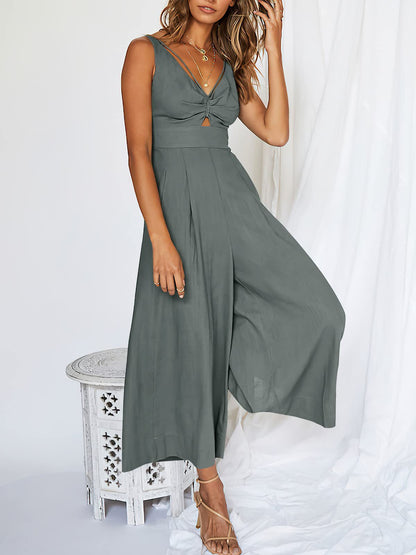🔥Ventes chaudes🔥 Combinaisons à taille haute et découpes à col en V