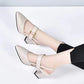 Sandales polyvalentes à talons hauts et bout pointu pour femmes