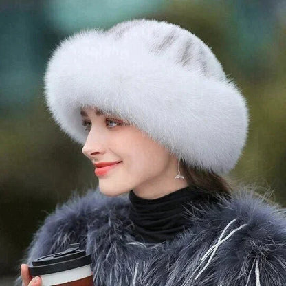Bonnet d'hiver en fourrure pour femme 🔥Achetez-en 2, livraison gratuite🔥