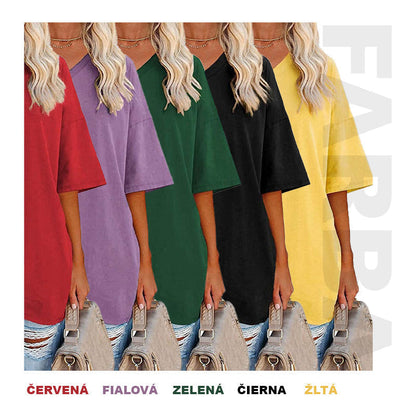 2024 Nouveau T-shirt ample à col en V pour femmes