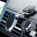 Support Magnétique Voiture Téléphone - Ventouse Rotative 360°, Pliable, Compatible Tous Smartphones - 4
