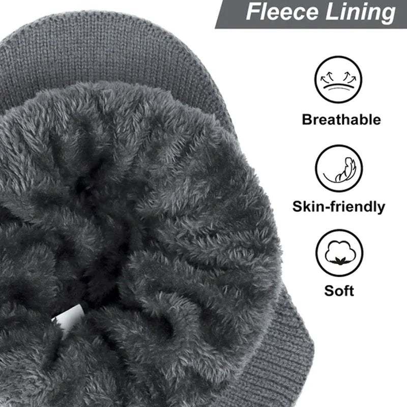 Chapeau tricoté de protection d'oreille élastique chaud☃️ Achetez-en 2, livraison gratuite🔥
