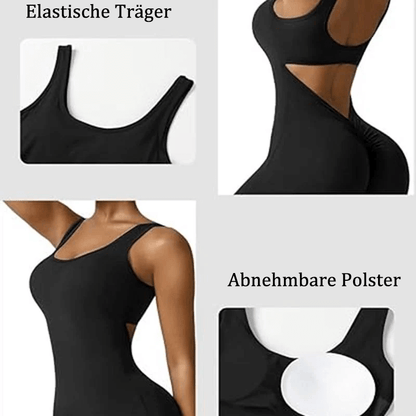 🔥Robe une pièce sexy dos nu, bas rétréci, yoga une pièce.