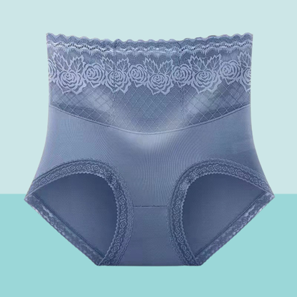 Achetez-en 1, obtenez-en 2 gratuitement🌸Culotte en dentelle à taille haute avec protection latérale contre les fuites