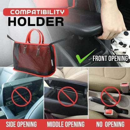 Sac à main de voiture à pochette en filet-3