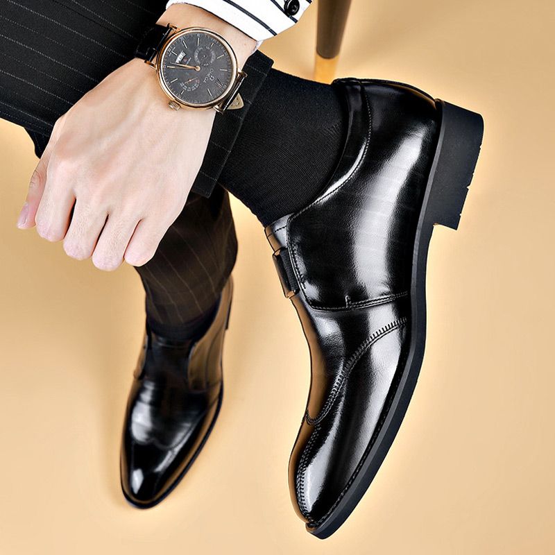 2024 nouvelles chaussures de sport en cuir pour hommes (adaptées à de nombreuses occasions)