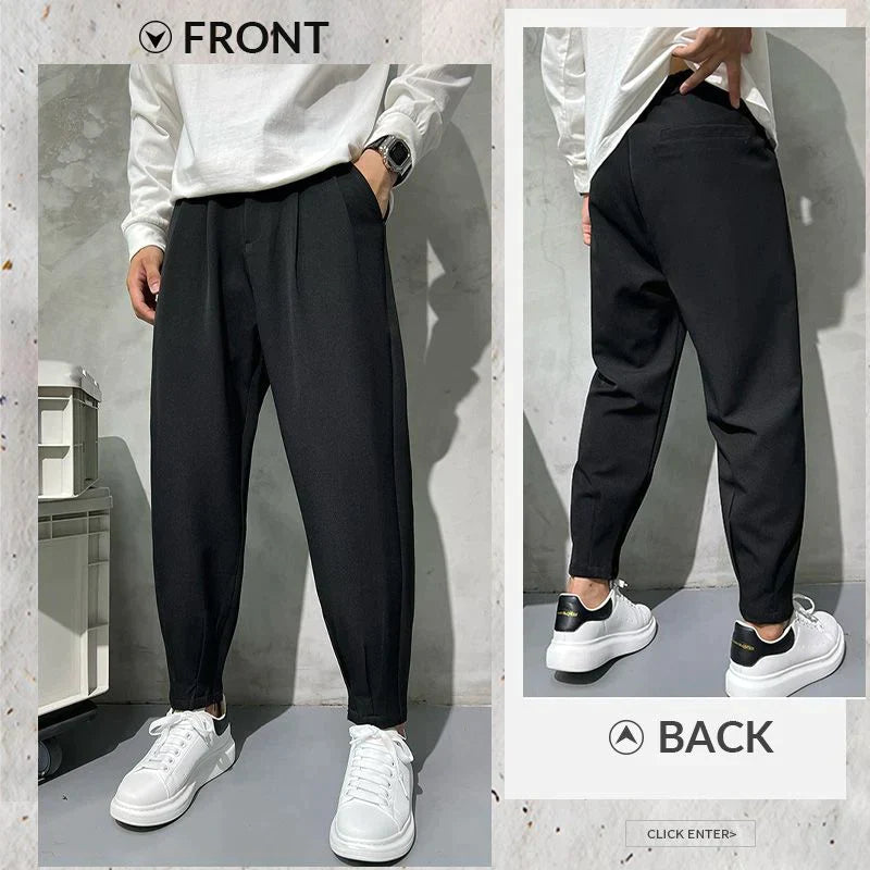 Men's Autumn Super Comfortable Loose-Fit Jogger Pants-3