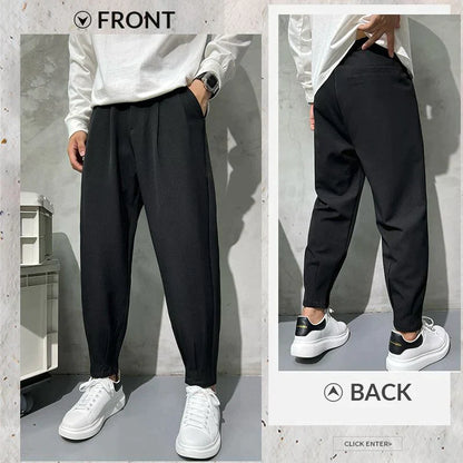 Men's Autumn Super Comfortable Loose-Fit Jogger Pants-3