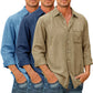Chemise en denim pour hommes [manches longues]-1