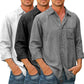 Chemise en denim pour hommes [manches longues]-2