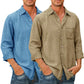 Chemise en denim pour hommes [manches longues]-12