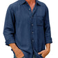Chemise en denim pour hommes [manches longues]-8