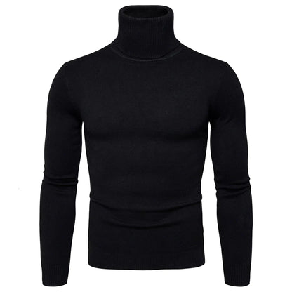 2022 nouveau pull chaud à col roulé pour hommes-2