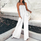 Mesdames Gather Top Jumpsuit jambe large