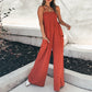 Mesdames Gather Top Jumpsuit jambe large