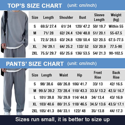 Ensemble 2 pièces à manches longues à la mode pour hommes 🎁Livraison gratuite