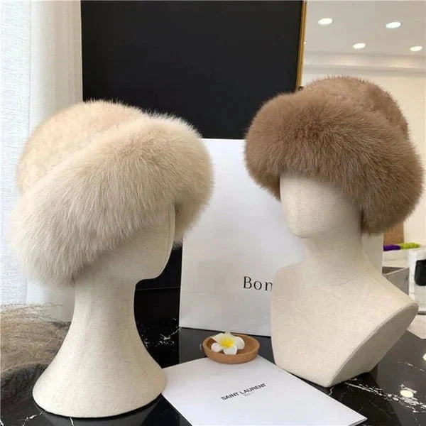 Bonnet d'hiver en fourrure pour femme 🔥Achetez-en 2, livraison gratuite🔥