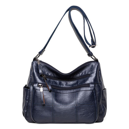 Sacs à bandoulière assortis en cuir souple à la mode