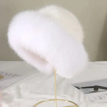 Bonnet d'hiver en fourrure pour femme 🔥Achetez-en 2, livraison gratuite🔥
