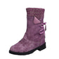 Bottes Chaudes à Pieds Larges Pour Femmes, Automne Et Hiver