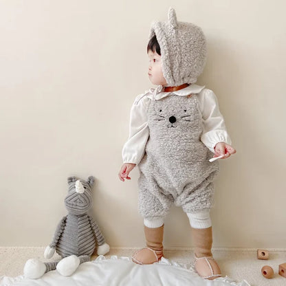 👶Chaussettes et chaussures chaudes en fourrure pour bébé 🔥Deux pièces 8% de réduction