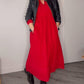 Robe élégante à manches longues et col en V