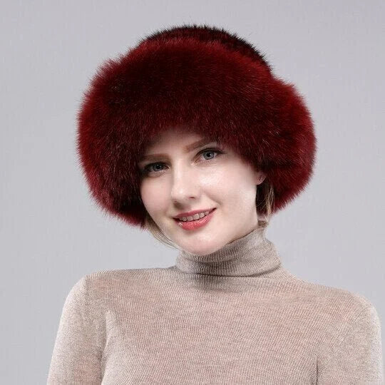 Bonnet d'hiver en fourrure pour femme 🔥Achetez-en 2, livraison gratuite🔥