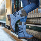 Bottes Chaudes à Pieds Larges Pour Femmes, Automne Et Hiver