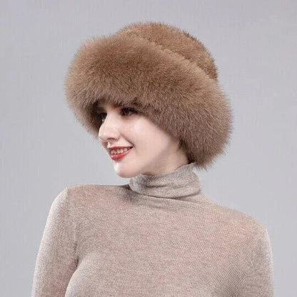 Bonnet d'hiver en fourrure pour femme 🔥Achetez-en 2, livraison gratuite🔥