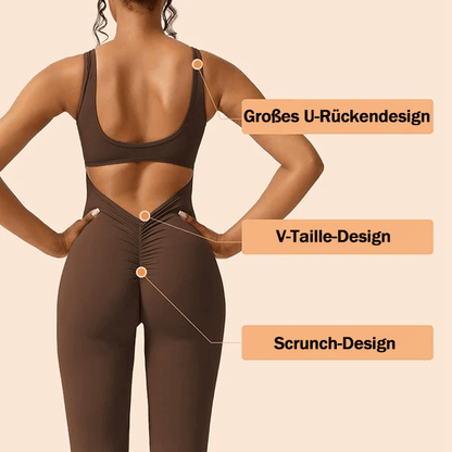 🔥Robe une pièce sexy dos nu, bas rétréci, yoga une pièce.