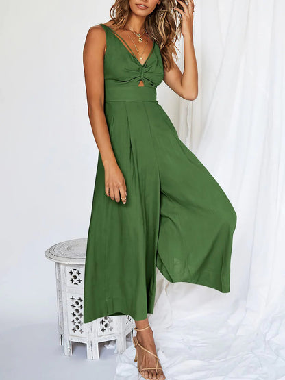 🔥Ventes chaudes🔥 Combinaisons à taille haute et découpes à col en V
