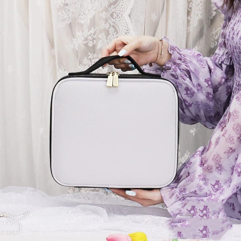 Trousse de Maquillage de Voyage avec Miroir LED Lumineux 💗Livraison gratuite