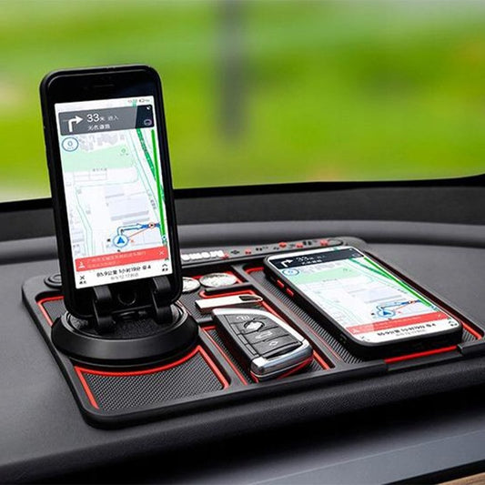 Tapis antidérapant pour téléphone de voiture 4 en 1
