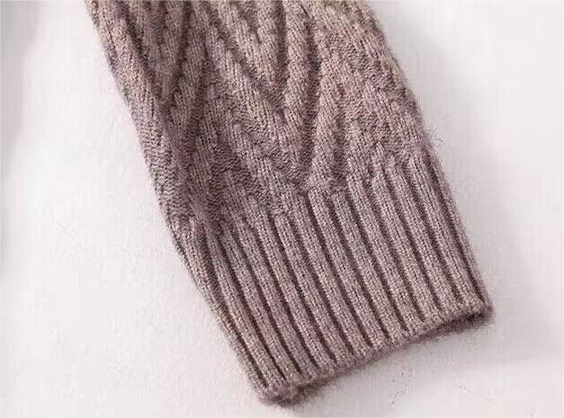 🎊 Vente de Noël -49% de réduction - Pull à demi-col roulé de la longueur de la longueur féminine