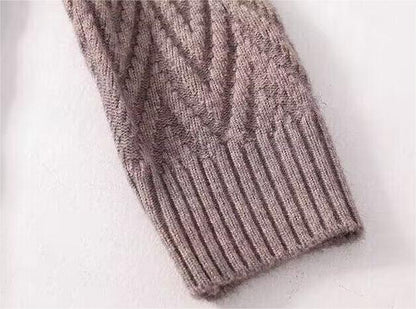 🎊 Vente de Noël -49% de réduction - Pull à demi-col roulé de la longueur de la longueur féminine