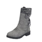 Bottes Chaudes à Pieds Larges Pour Femmes, Automne Et Hiver